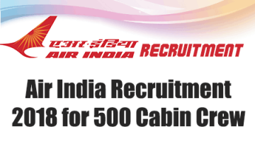Air India Recruitment 2018