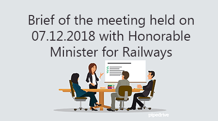meeting with Minister for Railways