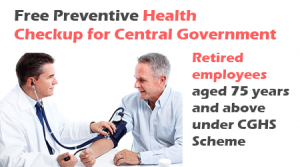 Health checkup for retired employees